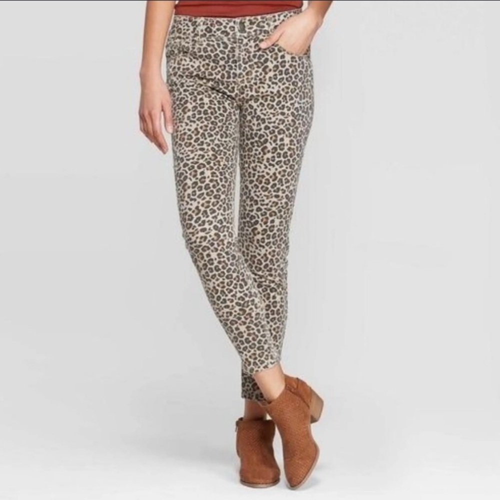 Knox Rose Leopard Jeans